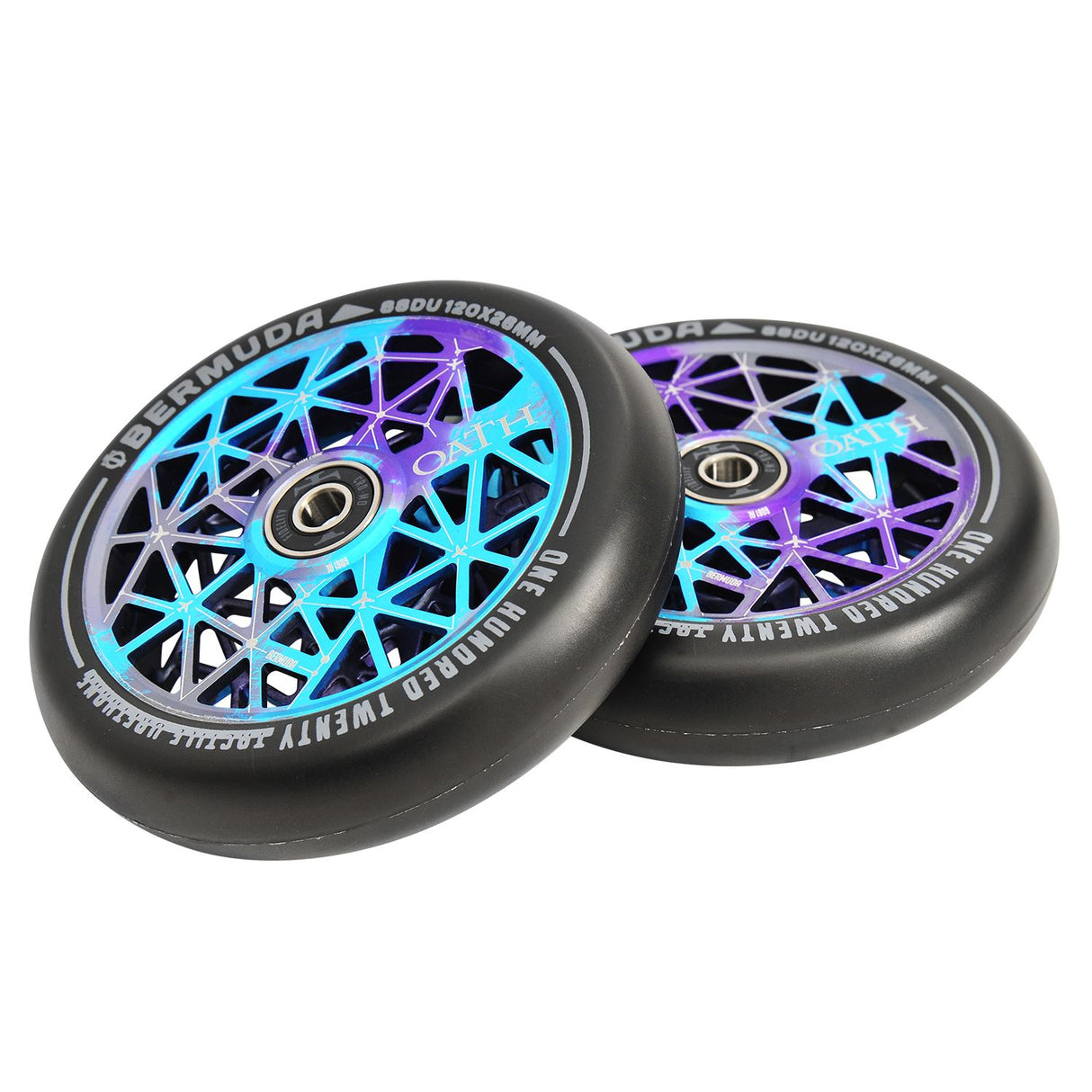 Oath Bermuda 120mm Wheels Blue/Purple/Titanium