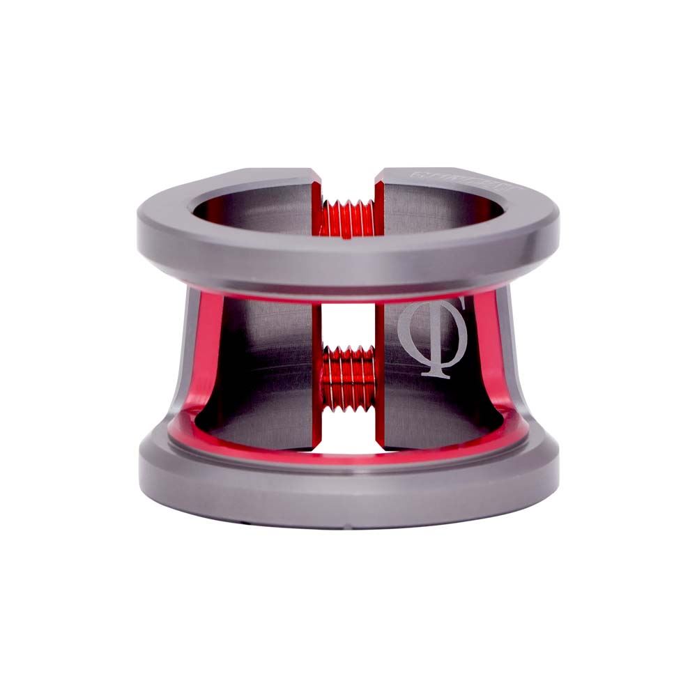 Oath Carcass 2 Bolt Clamp - Red/Titanium