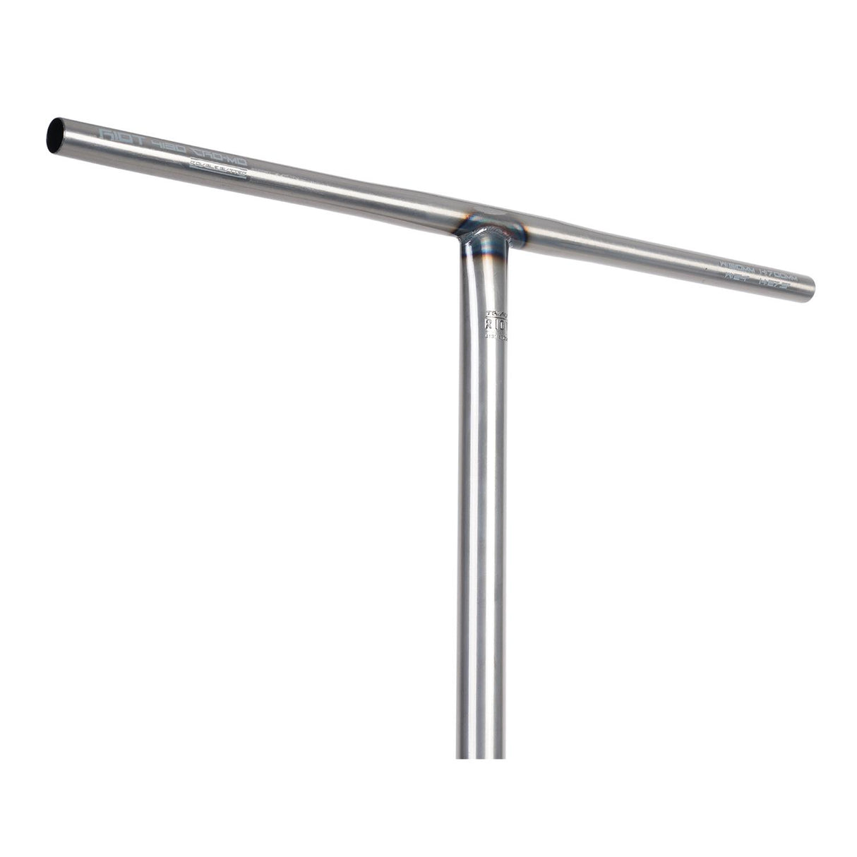 Triad Riot Cro-mo Butted Standard T Bar - Raw Clear