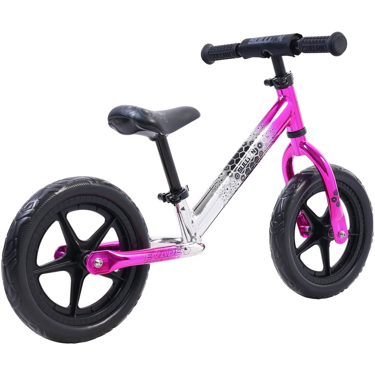 Sullivan Evade 12" Balance Bike Pink/Black/Silver