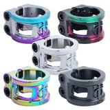 Oath Cage V2 Alloy 2 Bolt Clamp Blue/Purple/Titanium