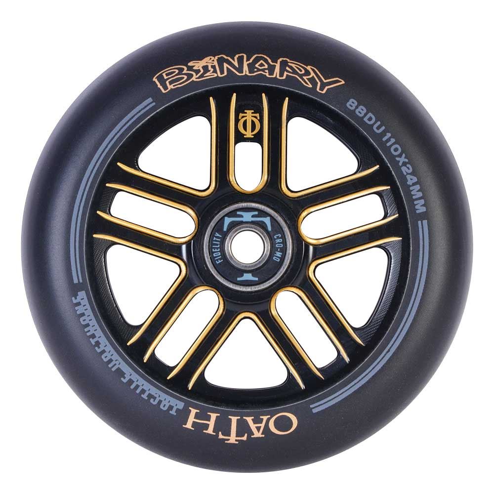 Oath Binary 110mm x 24mm Wheels - Black/Orange