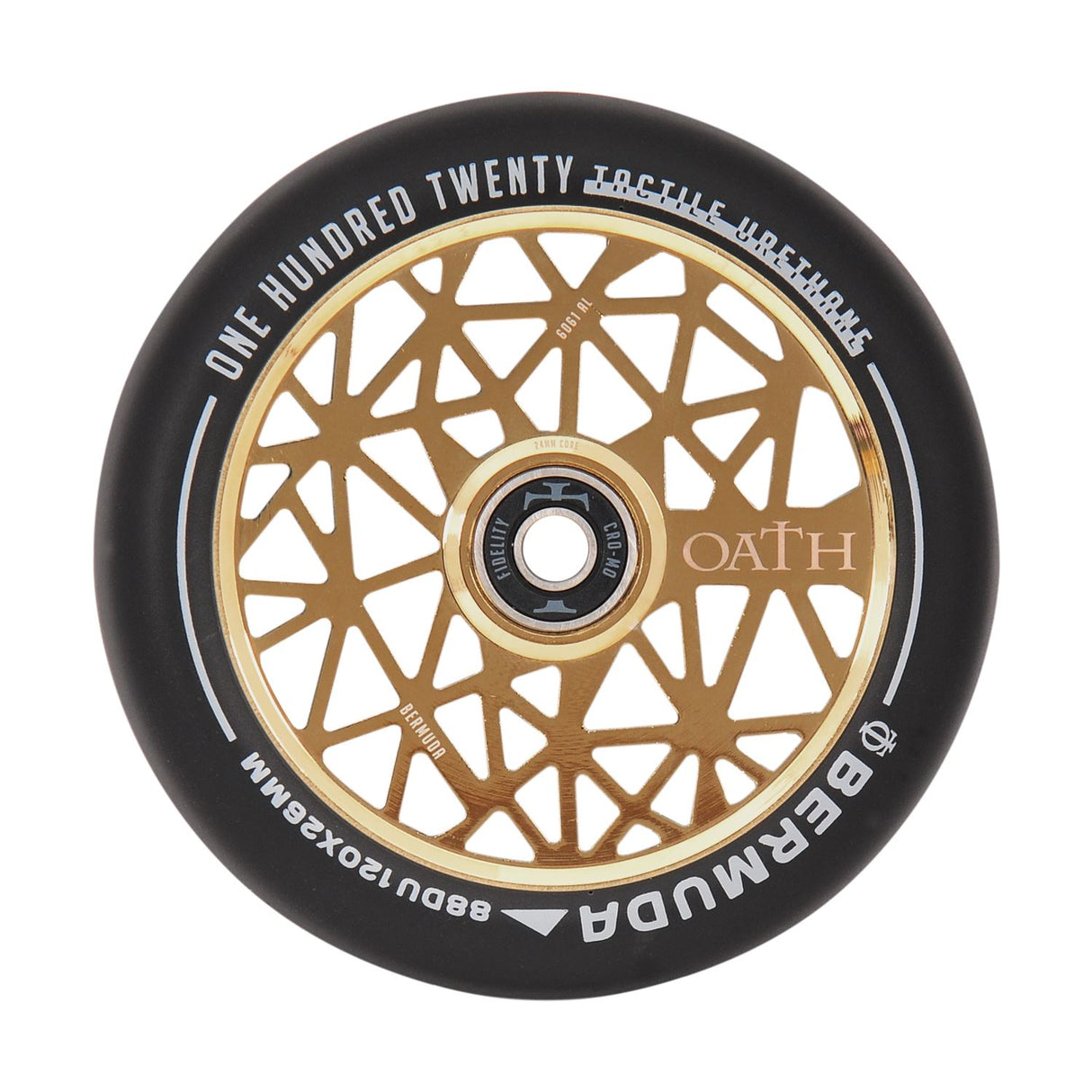 Oath Bermuda 120mm Wheels Neo Gold