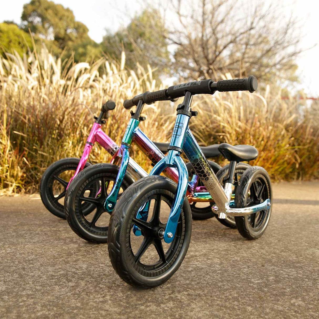 Sullivan Evade 12" Balance Bike Blue/Black/Silver