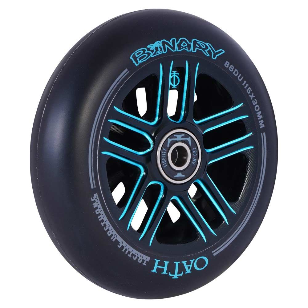 Oath Binary 115mm x 30mm Wheels - Black/Blue