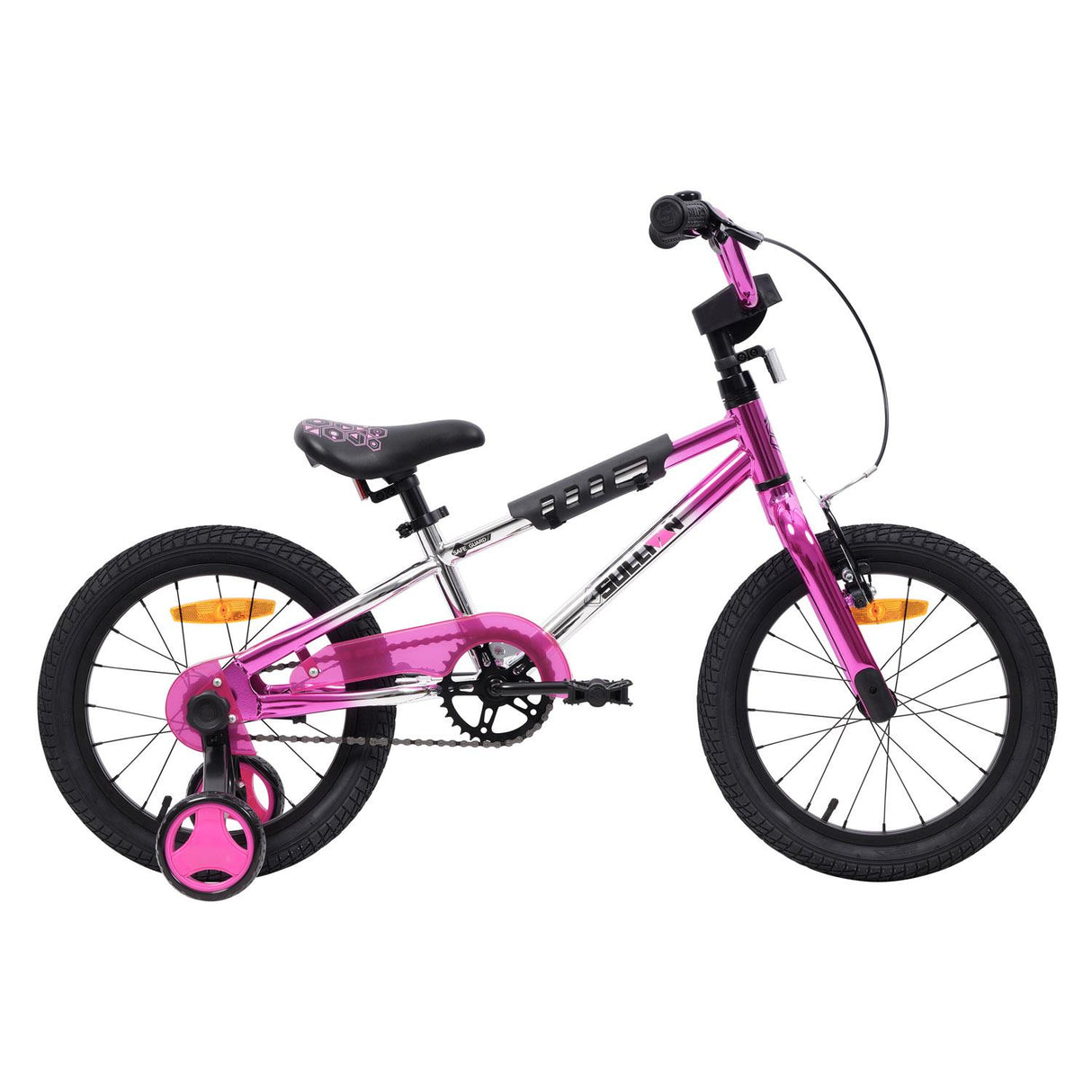 Sullivan 16" Safeguard Bicycle Pink/Black/Silver