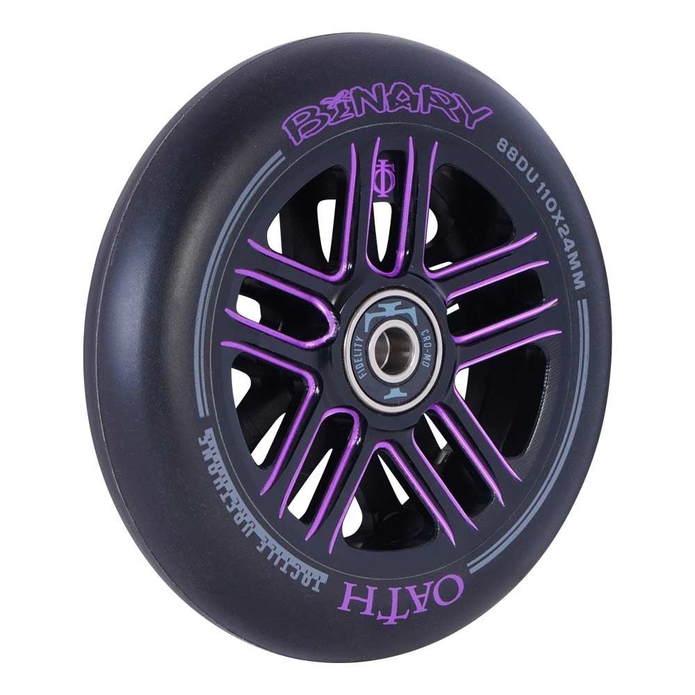 Oath Binary 110mm x 24mm Wheels - Black/Purple