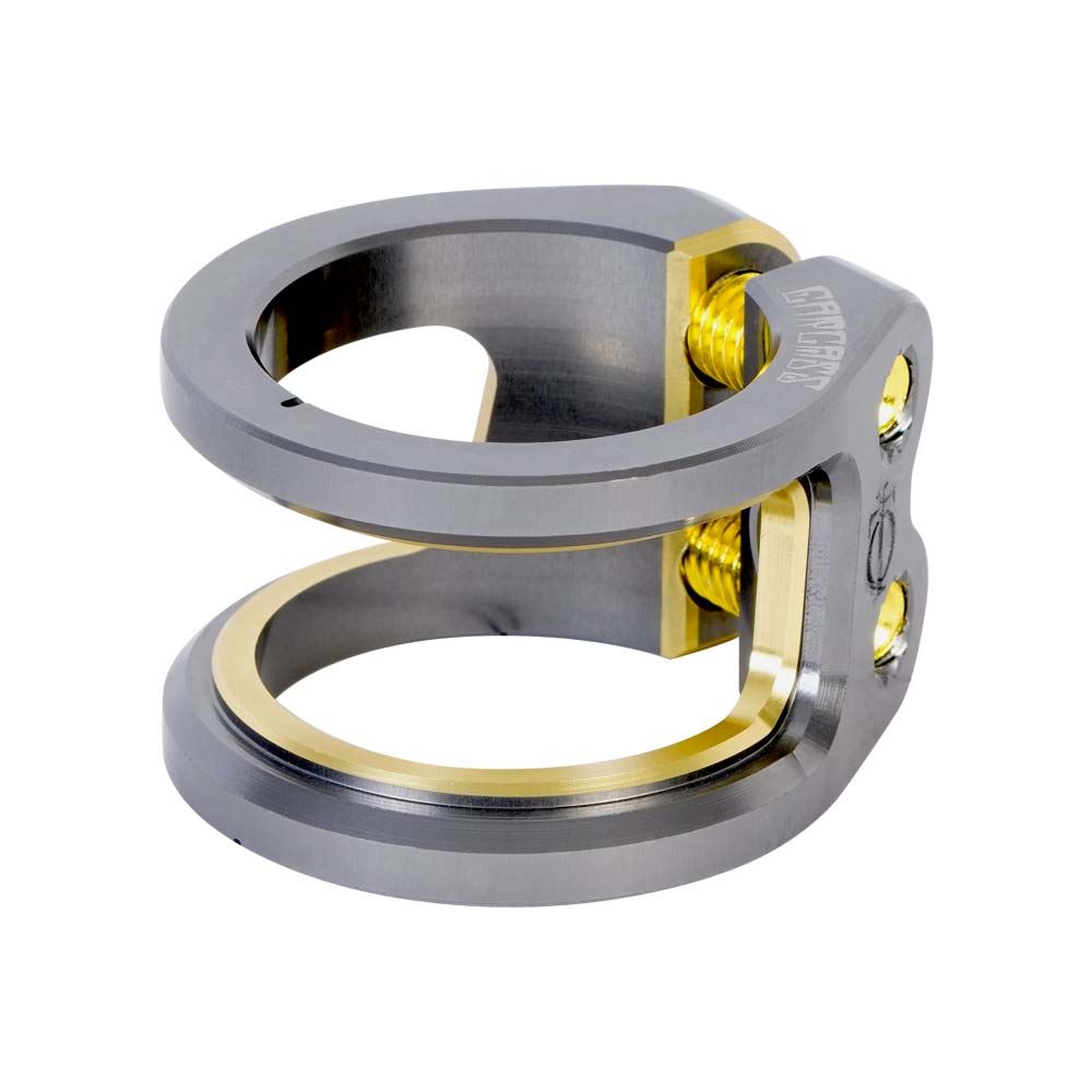 Oath Carcass 2 Bolt Clamp - Gold/Titanium