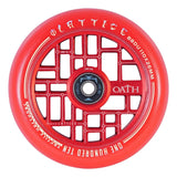 Oath Lattice 110mm Wheels - Red