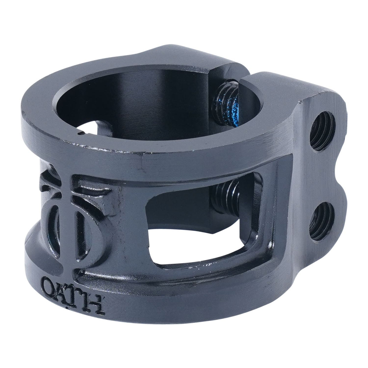 Oath Cage V2 Alloy 2 Bolt Clamp Anodised Satin Black